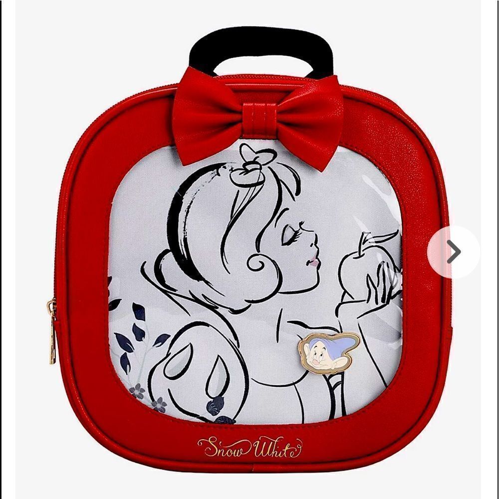 Loungefly Disney Snow White & The Seven Dwarfs Pin Collector Mini Backpack NWT